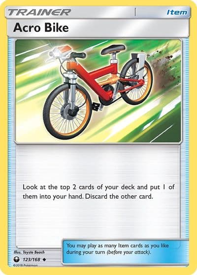 Acro Bike SM - Celestial Storm Pokemon card
