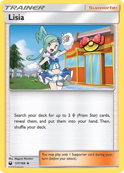 Lisia SM - Celestial Storm Pokemon card