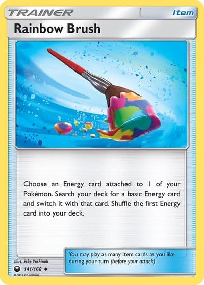 Rainbow Brush SM - Celestial Storm Pokemon card