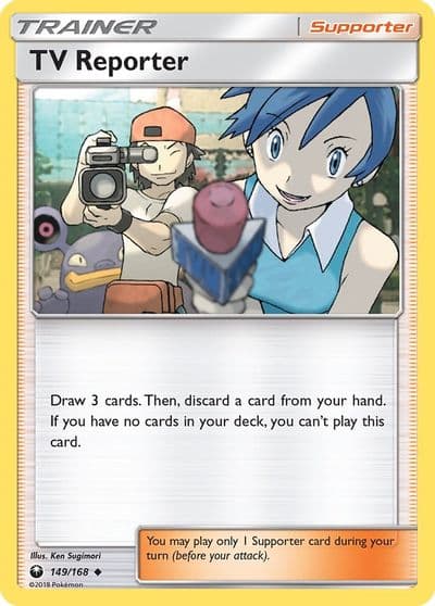 TV Reporter SM - Celestial Storm Pokemon card