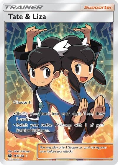 Tate & Liza (Full Art) SM - Celestial Storm Pokemon card