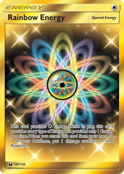 Rainbow Energy (Secret) SM - Celestial Storm Pokemon card
