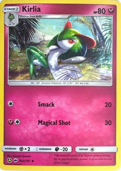Kirlia - 92a/147 Alternate Art Promos Pokemon card