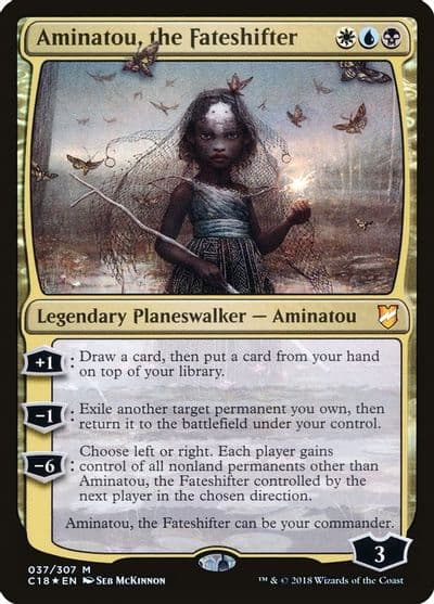 Aminatou the Fateshifter Commander 2018 Magic card