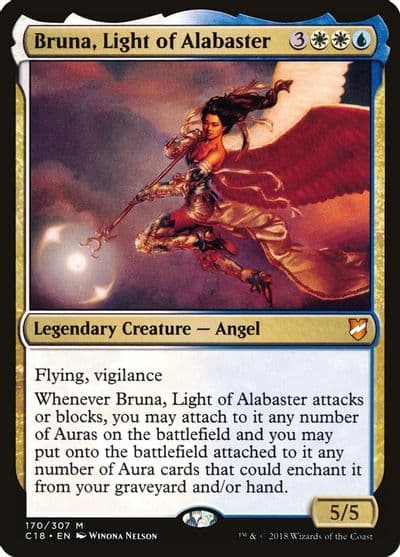 Bruna Light of Alabaster Commander 2018 Magic card