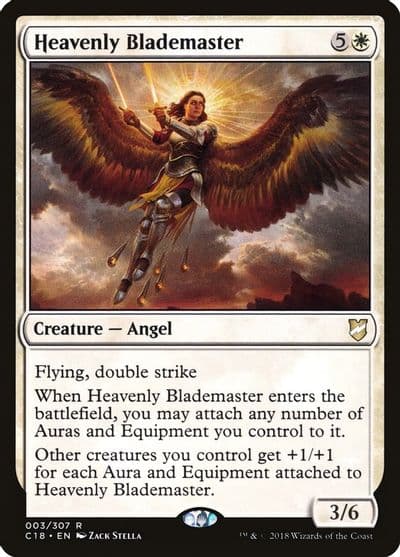 Heavenly Blademaster Commander 2018 Magic card