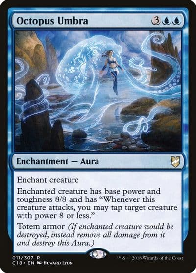 Octopus Umbra Commander 2018 Magic card