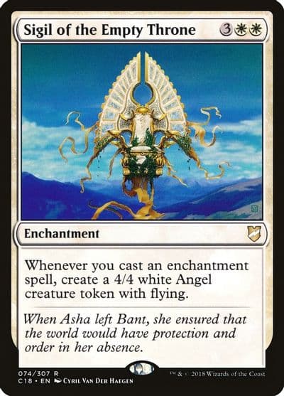 Sigil of the Empty Throne Commander 2018 Magic card