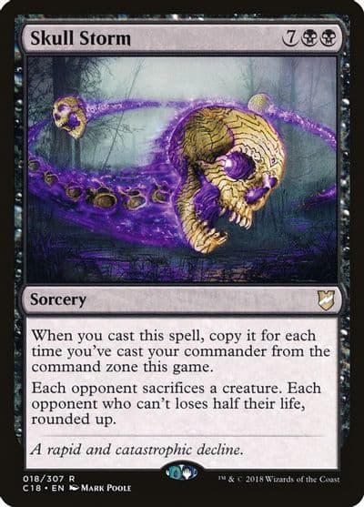 Skull Storm Commander 2018 Magic card