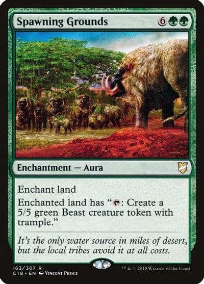 Spawning Grounds Commander 2018 Magic card