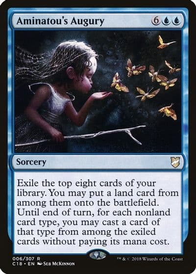 Aminatous Augury Commander 2018 Magic card