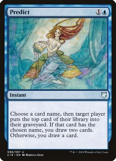 Predict Commander 2018 Magic card