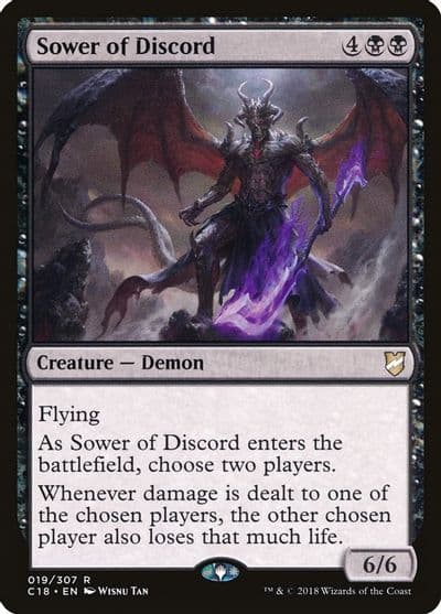 Sower of Discord Commander 2018 Magic card