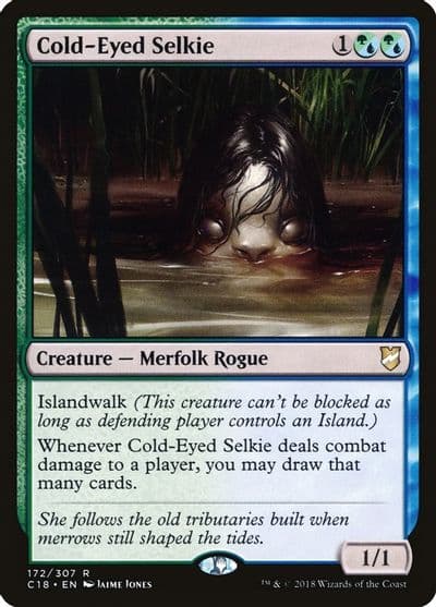 Cold Eyed Selkie Commander 2018 Magic card