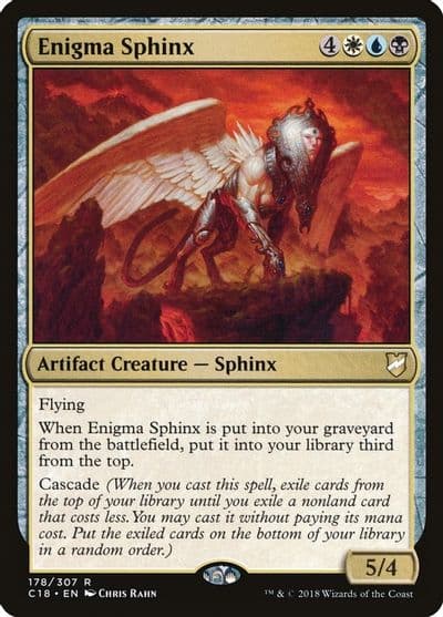 Enigma Sphinx Commander 2018 Magic card