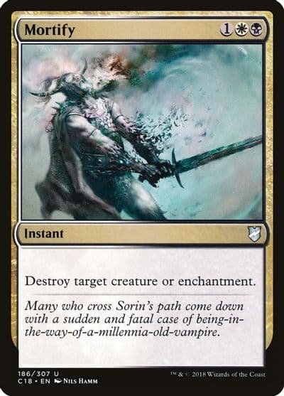 Mortify Commander 2018 Magic card