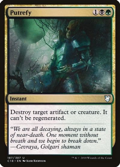 Putrefy Commander 2018 Magic card