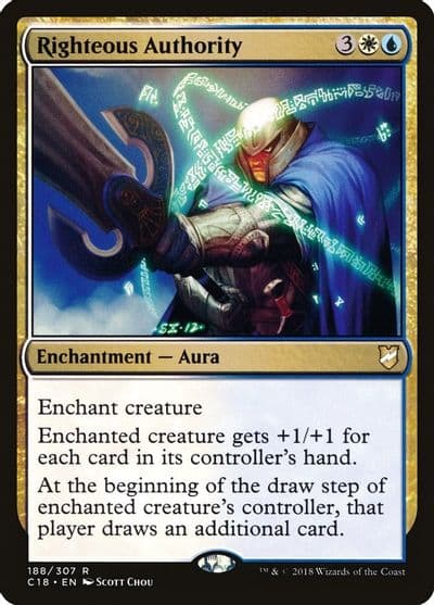 Righteous Authority Commander 2018 Magic card