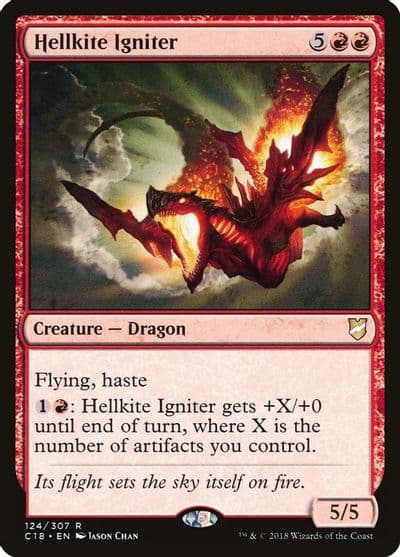 Hellkite Igniter Commander 2018 Magic card