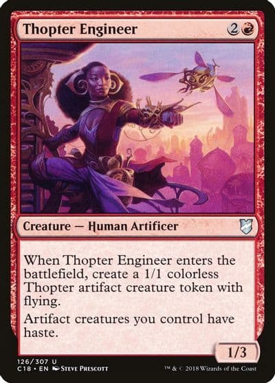 Thopter Engineer Commander 2018 Magic card