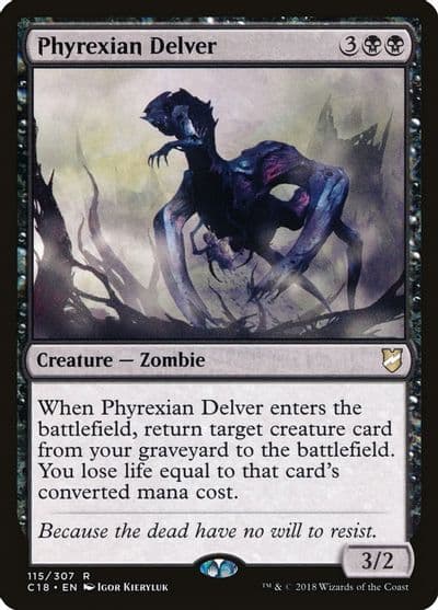 Phyrexian Delver Commander 2018 Magic card