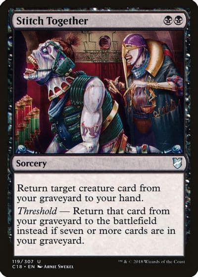 Stitch Together Commander 2018 Magic card