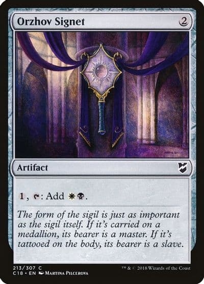 Orzhov Signet Commander 2018 Magic card