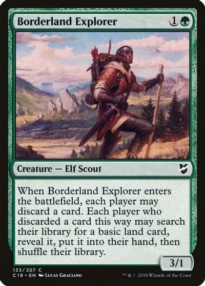 Borderland Explorer Commander 2018 Magic card