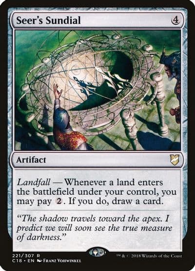 Seers Sundial Commander 2018 Magic card