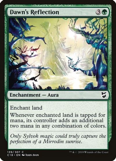Dawns Reflection Commander 2018 Magic card
