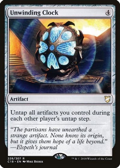 Unwinding Clock Commander 2018 Magic card