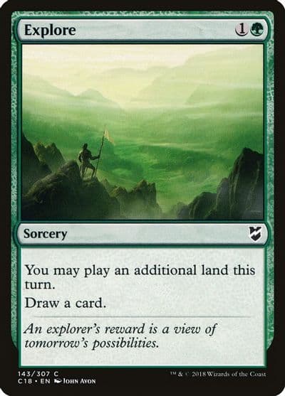 Explore Commander 2018 Magic card
