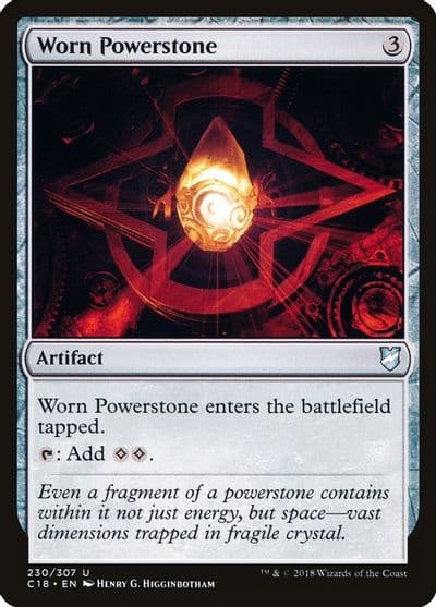 Worn Powerstone Commander 2018 Magic card