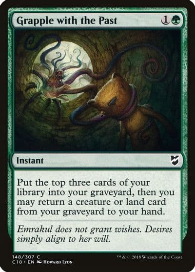 Grapple with the Past Commander 2018 Magic card