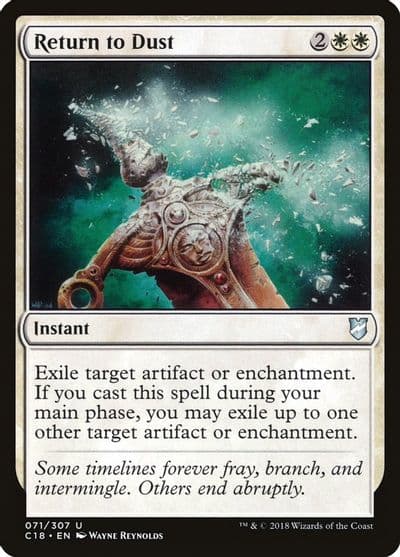Return to Dust Commander 2018 Magic card