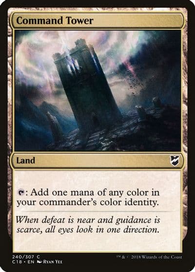 Command Tower Commander 2018 Magic card