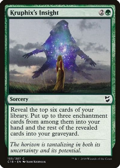 Kruphixs Insight Commander 2018 Magic card