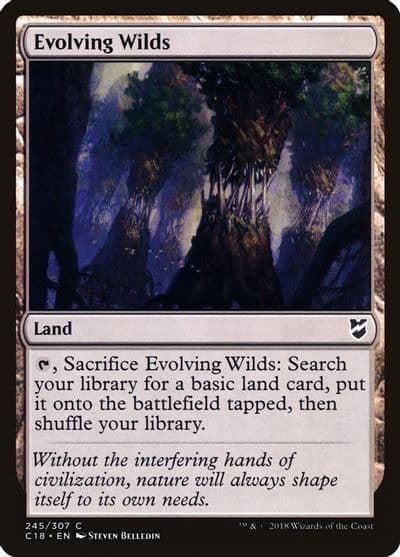 Evolving Wilds Commander 2018 Magic card