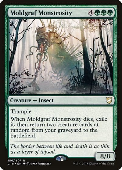 Moldgraf Monstrosity Commander 2018 Magic card
