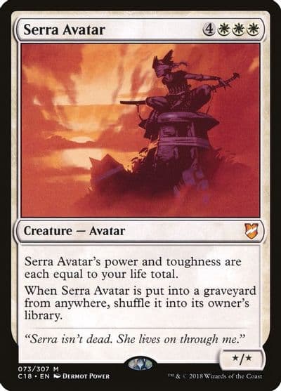 Serra Avatar Commander 2018 Magic card