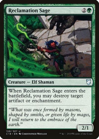 Reclamation Sage Commander 2018 Magic card