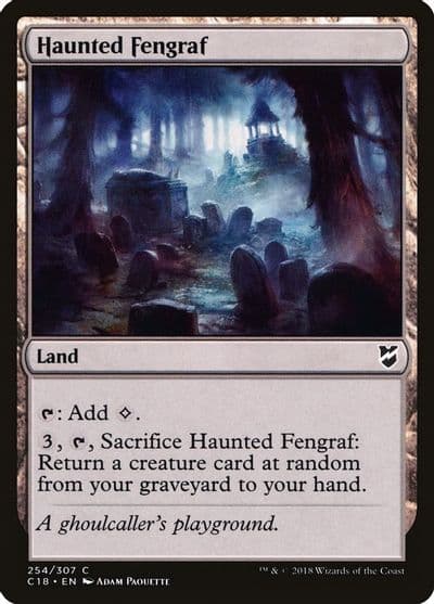 Haunted Fengraf Commander 2018 Magic card