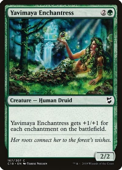 Yavimaya Enchantress Commander 2018 Magic card