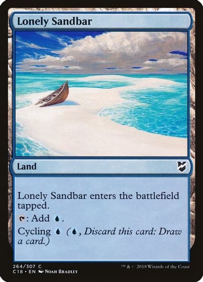 Lonely Sandbar Commander 2018 Magic card