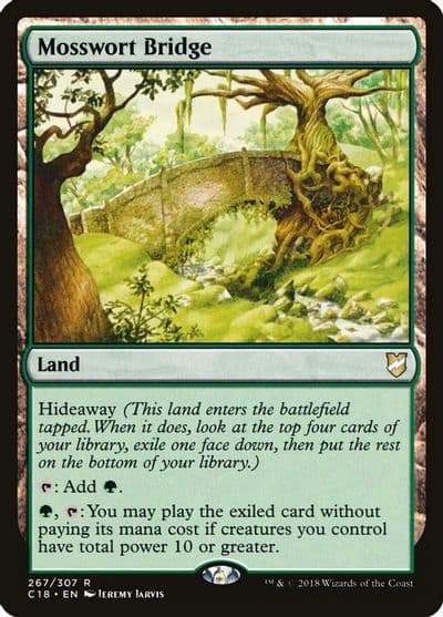 Mosswort Bridge Commander 2018 Magic card