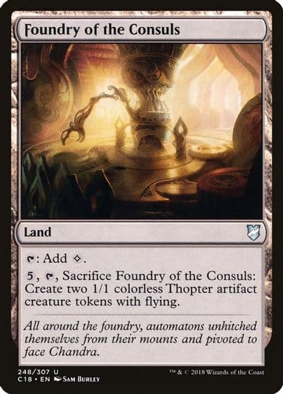 Foundry of the Consuls Commander 2018 Magic card