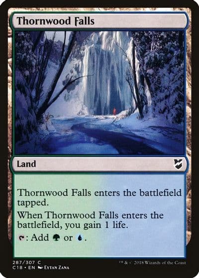 Thornwood Falls Commander 2018 Magic card