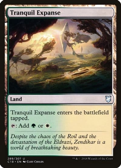 Tranquil Expanse Commander 2018 Magic card