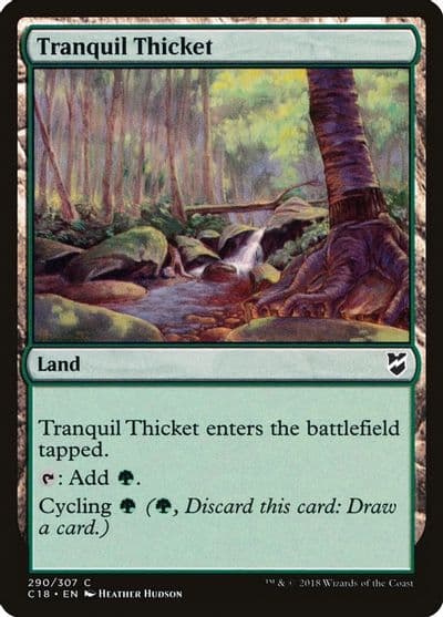 Tranquil Thicket Commander 2018 Magic card