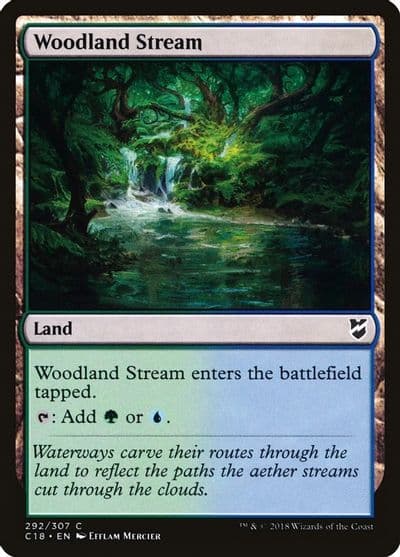 Woodland Stream Commander 2018 Magic card